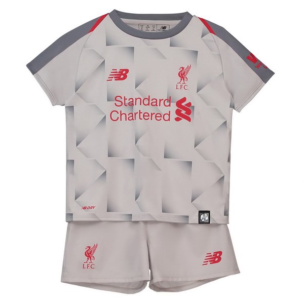Camiseta Liverpool Tercera equipo Niños 2018-19 Blanco